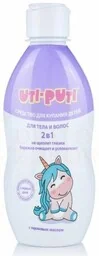 Żel pod prysznic i szampon 2w1 dla dzieci z olejkiem brzoskwiniowym 0+, UTI-PUTI 200ml - Kosmetyki kąpielowe dla dzieci - miniaturka - grafika 1