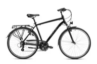 Rowery - Rower trekkingowy Romet Wagant 28 L(20") czarno-niebieski - miniaturka - grafika 1