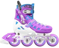 Rolki - SKATES 38-41 PURPLE/WHITE - miniaturka - grafika 1