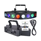 Oświetlenie i efekty wizualne - LIGHT4ME OCTOBEAM V2 efekt disco LED reflektor dyskotekowy - miniaturka - grafika 1
