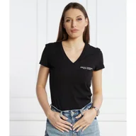 Koszulki i topy damskie - Armani Exchange T-shirt | Regular Fit - miniaturka - grafika 1