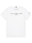 Koszulki dla chłopców - Tommy Hilfiger T-Shirt Essential KS0KS00210 Biały Regular Fit - miniaturka - grafika 1