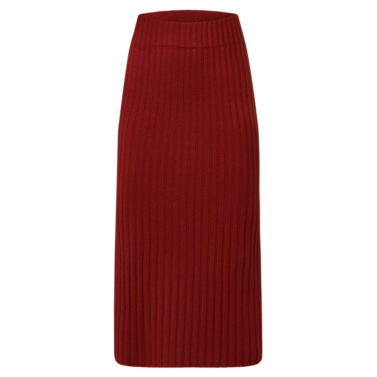 Spódnica damska Delicatelove Melbourne midi kaszmirowa czerwona-M