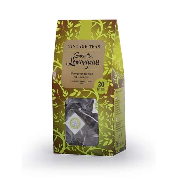 VINTAGE TEAS Zielona herbata Vintage Teas Green Tea Lemongrass 20x2,5g 6955-uniw