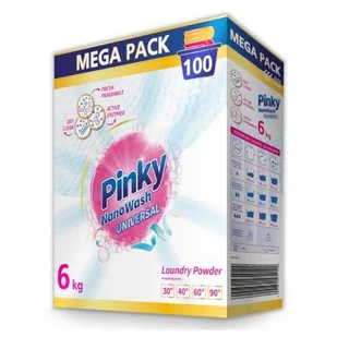 PINKY NanoWash Universal Proszek do prania uniwersalny, 6 kg - Środki do prania - miniaturka - grafika 1