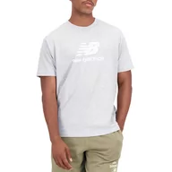 Koszulki sportowe męskie - Koszulka New Balance MT31541AG - szara - miniaturka - grafika 1