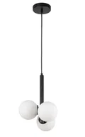 Lampy sufitowe - Perla lampa wisząca 3xG9 czarna/biała 33486 - miniaturka - grafika 1