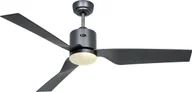 Wentylatory sufitowe - Energooszczędny wentylator sufitowy z oświetleniem LED i pilotem Eco Dynamix II-R WiFi 132 cm bazaltowo-szary - miniaturka - grafika 1