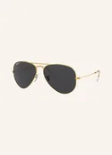 Okulary przeciwsłoneczne - Ray-Ban Okulary Przeciwsłoneczne rb3025 Aviator gold - miniaturka - grafika 1