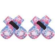 Skarpetki dla dzieci - EXPAWLORER Dwustronne skarpety dla psów, antypoślizgowe – miękka i oddychająca ochrona łap dla wszystkich psów, z regulowanymi paskami, lepsza kontrola trakcji do wnętrz, batikowe niebieskie, M - miniaturka - grafika 1