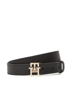 Tommy Hilfiger Pasek Damski Th Modern 2.5 AW0AW17496 Czarny - Paski - miniaturka - grafika 1