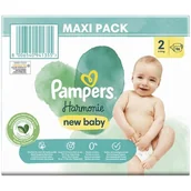 Pieluchy - Pampers Harmonie Baby Pieluszki 4-8kg, rozmiar 2-MINI, 96szt - miniaturka - grafika 1