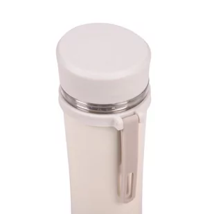Casno Butelka termiczna Casno Greys 400 ml biała KXN-6061H - Shakery i bidony sportowe - miniaturka - grafika 3