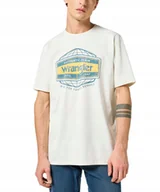 Koszulki męskie - T-shirt Wrangler AMERICANA TEE 112357378 Vintage White XXL - miniaturka - grafika 1
