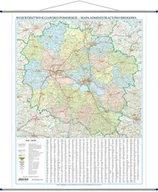 Atlasy i mapy - EkoGraf Województwo Kujawsko-Pomorskie mapa ścienna 1:200 000 - miniaturka - grafika 1