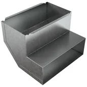 Akcesoria kominkowe - Kratki.pl PRZYŁĄCZE KANAŁOWE DO 110X170 MM PK117 - miniaturka - grafika 1