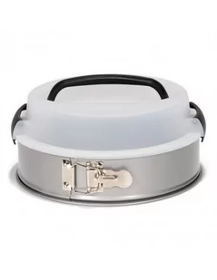 Patisse - Tortownica zapinana z pokrywą 24cm SILVER-TOP - Formy do ciast - miniaturka - grafika 1