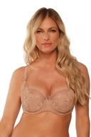 Biustonosze - Gaia Nike 1135 mokka biustonosz miękki - miniaturka - grafika 1