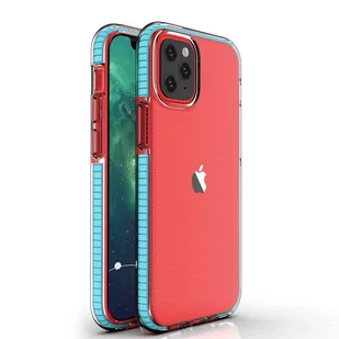 Spring Case pokrowiec żelowe etui z kolorową ramką do iPhone 13 Pro jasnoniebieski - Etui i futerały do telefonów - miniaturka - grafika 1