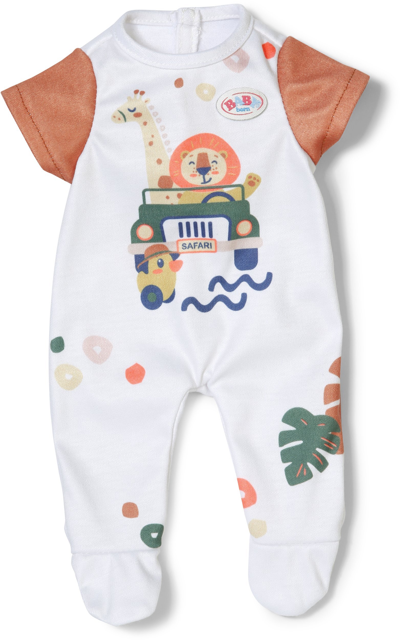 Zapf BABY born Romper Jungle 36cm Jednoczęściowy kombinezon dla lalek