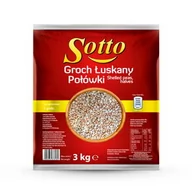 Warzywa świeże i suszone - SOTTO GROCH ŁUSKANY POŁÓWKI 3KG 84621440 - miniaturka - grafika 1