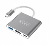 Huby USB - Przejściówka 3w1 Mhl Adapter, Zenwire, Hub USB-C 3.1 HDMI 4k Pd Macbook Dex - miniaturka - grafika 1