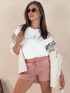 Spodenki damskie CITYCHIC jasnoróżowe Dstreet SY0348-XL - Spodenki damskie - miniaturka - grafika 1