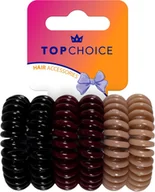 Ozdoby do włosów - TOP CHOICE GUMKI DO WŁOSÓW - MIX KOLORÓW (20070) 1 OP. - 6 SZT. - miniaturka - grafika 1