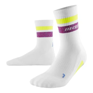 Skarpety kompresyjne damskie sportowe CEP Miami Vibes 80's krótkie - Skarpetki damskie - miniaturka - grafika 1