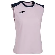Koszulki i topy damskie - Joma Eco Championship Tank Top dla kobiet T-Shirt, Różowy/Granatowy - miniaturka - grafika 1