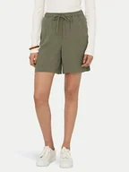 Spodnie sportowe damskie - ONLY Szorty materiałowe Siesta 15333032 Zielony Loose Fit - miniaturka - grafika 1