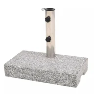 Parasole ogrodowe - vidaXL Prostokątna podstawa pod parasol, granitowa, 25 kg 43725 - miniaturka - grafika 1