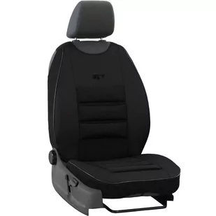 Mata POK-TER LEATHER ERGONOMIC czarna - Pokrowce na fotele - miniaturka - grafika 1