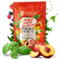 Yerba Mate - Yerba Mate Yerbador Z Owocami Brzoskwinia Biała Herbata Orzezwiająca 300g - miniaturka - grafika 1