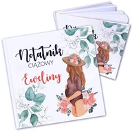 Notesy i bloczki - BABY SHOWER NOTATNIK CIĄŻOWY PREZENT PAMIĄTKA Y3 - miniaturka - grafika 1