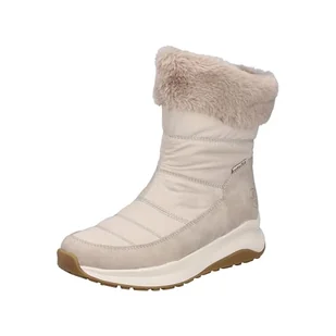 Rieker Damskie Z0983 krótkie kozaki, beżowe, 43 EU, beżowy, 43 EU - Kozaki damskie - miniaturka - grafika 1