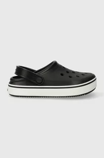 Buty dla dziewczynek - Crocs klapki dziecięce CROCBAND CLEAN CLOG kolor czarny - grafika 1