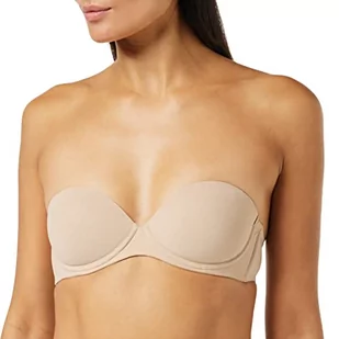 Calvin Klein Damski biustonosz bez ramiączek push-up z fiszbinami, Piaskowa wydma, 70C - Biustonosze - miniaturka - grafika 1