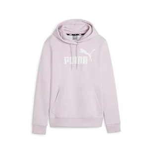 PUMA Damska bluza z kapturem z logo Ess Fl (S) - Bluzy damskie - miniaturka - grafika 1