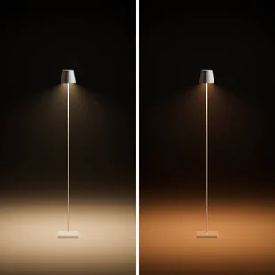 Sigor Lampa stojąca LED Nuindie IP54 120 cm okrągła USB-C śnieżnobiała - Lampy ogrodowe - miniaturka - grafika 3
