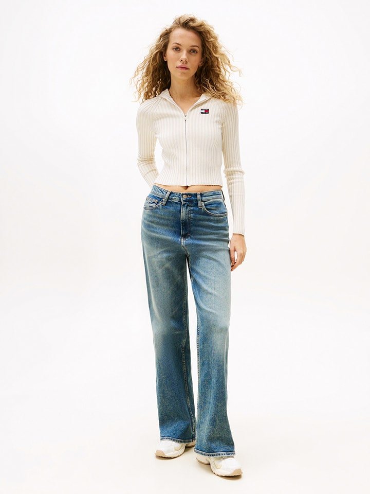 TOMMY JEANS Kardigan w kolorze kremowym