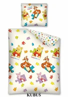 Pościel dla dzieci - pościel flanelowa Kubuś Puchatek i przyjaciele 160x200 ciepła - miniaturka - grafika 1