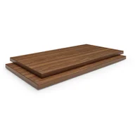 Regały biurowe - Półki dodatkowe do szafek i regałów PRIMO, 2 szt., 800 x 420 mm, orzech - miniaturka - grafika 1
