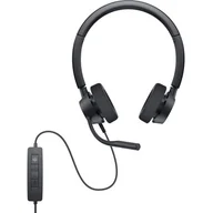 Słuchawki - Dell Pro Stereo Headset WH3022 (520-AATL) czarne - miniaturka - grafika 1