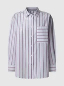 Bluzki damskie - Pepe Jeans Koszula "Cherry" w kolorze biało-jasnoróżowo-czarnym - miniaturka - grafika 1