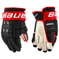 Hokej - Rękawice hokejowe Bauer Pro Series Black/Red Intermediate 12 cali - miniaturka - grafika 1
