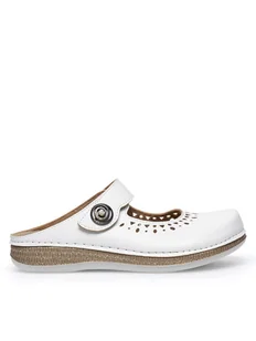 Inblu Klapki MK050100 Biały - Klapki i japonki damskie - miniaturka - grafika 1