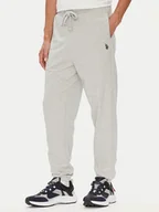 Spodnie sportowe męskie - U.S. Polo Assn. Spodnie dresowe MUP4416 Szary Relaxed Fit - miniaturka - grafika 1