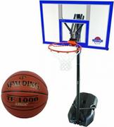Koszykówka - Lifetime Zestaw kosz do koszykówki New York NBA 90000 + Piłka Spalding TF-1000 Legacy - miniaturka - grafika 1