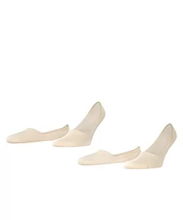 ESPRIT Mężczyźni Stopki Basic Uni 2-Pack M IN Bawełna niewidoczne jednokolorowe 2 Pak, Beżowy (Cream 4011), 39-42 - Koszulki męskie - miniaturka - grafika 1